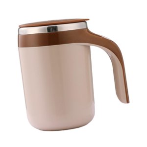 Magideal - Taza De Café Con Agitación Automática, Taza De Viaje Portátil Eléctrica, Taza Con Agitación Automática Multiusos Con Asa Para Pícnic Al Aire Libre En Rosa