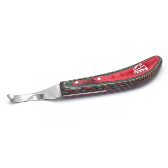 Cuchillo para pezuñas Equine Care para cuidado equino, para diestros, acero inoxidable J2