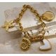 thumbnail image 3 of Pulsera Dijes Marinos Dorada Acero Inoxidable - Playero Mujer, 3 of 3