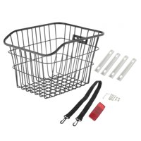 Ioensy - Portabicicletas Trasero, Cesta Para Bicicleta, Portabicicletas Para Ir De Compras, Bicicleta De Montaña Al Aire Libre, Bicicleta De Carretera, Negro