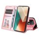 thumbnail image 3 of Funda tipo cartera FOXDOCK para Xiaomi Redmi Note 13 5G , diseño girasol en relieve, cuero PU, cierre magnético, soporte y tarjetero, 3 of 5