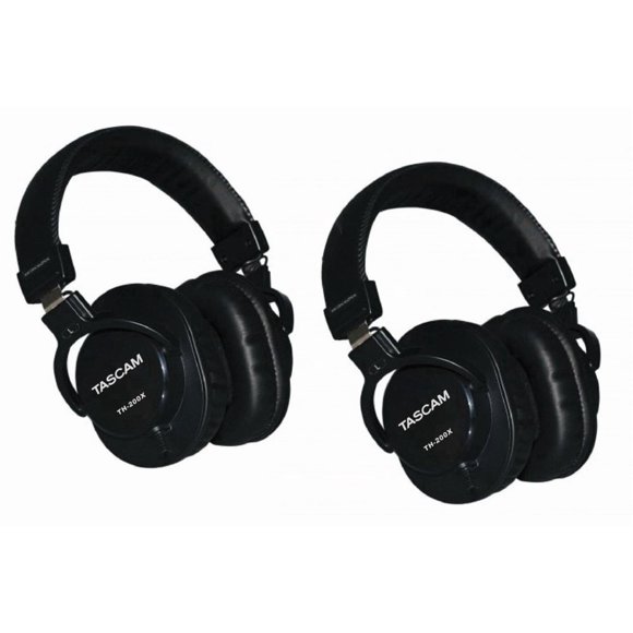 Auriculares Tascam TH-200X (2 unidades) color negro