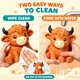 thumbnail image 4 of Juguete antiestrés axnbffc Vaca de las Tierras Altas con Purpurina – Pack de 2, 4 of 7