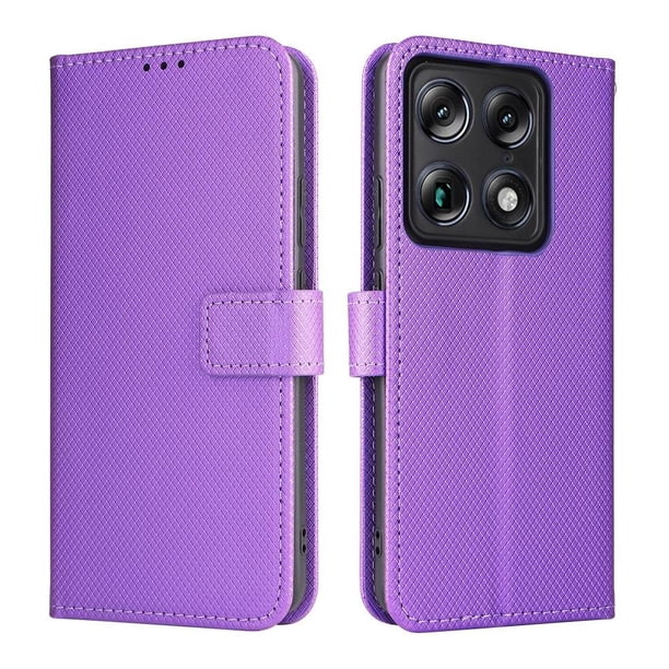 Funda Billetera para BLU View 5 con Ranuras y Soporte Morado