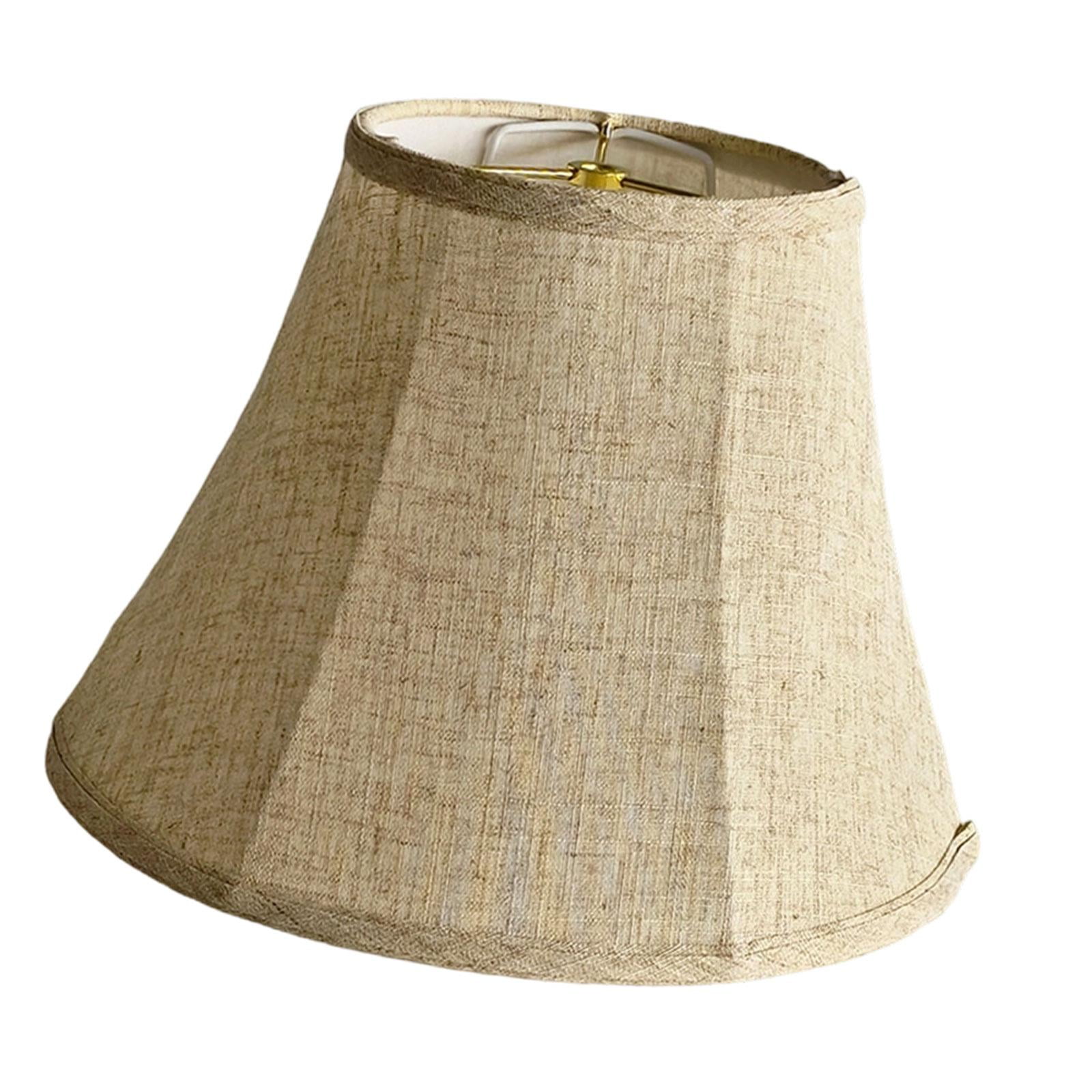 Magideal - Pantalla De Lámpara De Mesa Pantalla Decorativa De Tela Lámpara Colgante Cubierta De Lámpara Cubierta De Lámpara De Araña Atmósfera Acogedora Fácil De Beige