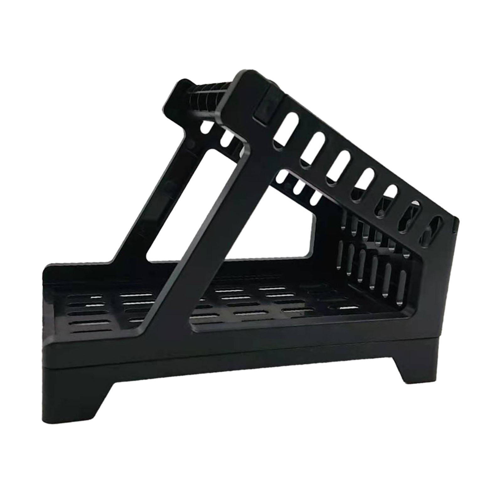 Magideal - Portaetiquetas, Canasta De Etiquetas De Escritorio, Suministros De Envío Para Impresora De Etiquetas, Portarrollos De Etiquetas De Envío Para Rollos Y Negro