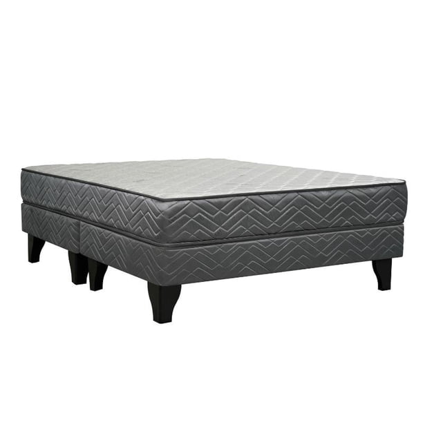 Cama Europea Apolo Black 2 Plaza Base Dividida