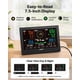 thumbnail image 4 of Weather Station VEVOR Pantalla VA 5 en 1 con Wi-Fi de 7,5 pulgadas, 4 of 9