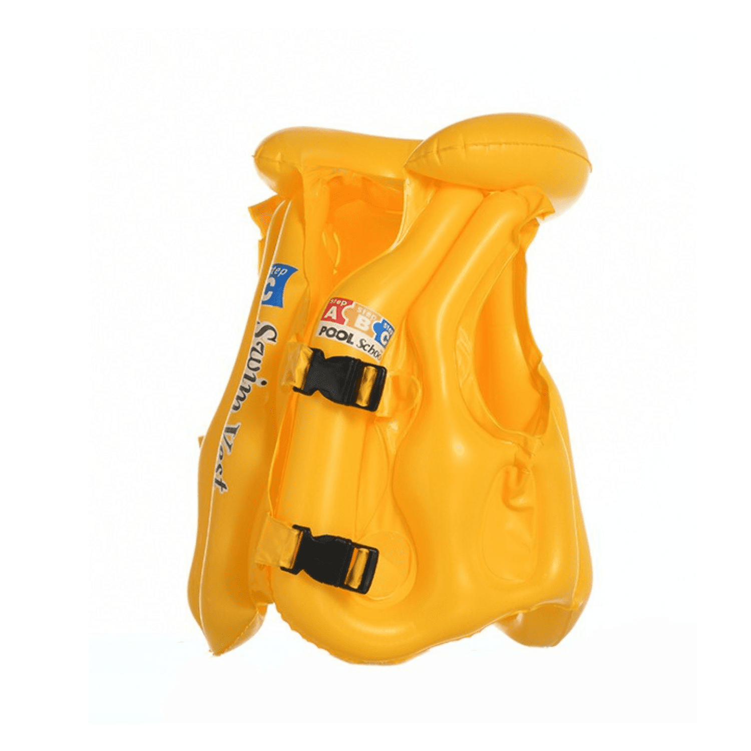 Genérico - Chaleco Seguridad Inflable Flotador Niños Salvavidas Amarillo Talla L