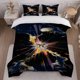 thumbnail image 1 of Cosmic Light Themed Bedding Set Duvet Cover and Pillowcase Set Soft and Comfortable for All Seasons, 1 of 5