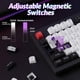 thumbnail image 4 of Teclado Keychron Q5 HE 96% inalámbrico Hall Effect blanco, 4 of 8