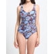 thumbnail image 1 of Traje de baño modelador estampado azul Talla M, 1 of 4