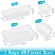 thumbnail image 2 of Organizador de Cajones ElegantArray 12 Piezas 4 Tamaños Transparente, 2 of 3
