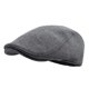 thumbnail image 5 of Gorra Newsboy FEINION para hombre, 100% algodón, color negro/gris oscuro, 5 of 7