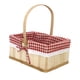thumbnail image 2 of Canasto De Madera Para Pícnic, Accesorios Para Fotos, Cesto De Almacenamiento Para Playa, Pan Al Aire Libre, Pequeño, 2 of 3