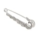thumbnail image 1 of pasador de seguridad de cristal broche bufanda bata cuello solapa pines insignia insignia pin 4, 1 of 3