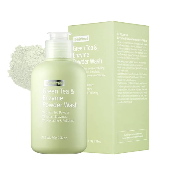 Limpiador facial BY WISHTREND Green Tea Enzyme 110 g