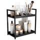 thumbnail image 1 of Estante de baño Fixwal de madera de dos niveles para encimera de baño, ideal para cosméticos, 1 of 5