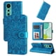 thumbnail image 4 of Funda tipo cartera FOXDOCK para Huawei Nova 12 , diseño girasol en relieve, cuero PU, cierre magnético, soporte y tarjetero, 4 of 5