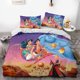 thumbnail image 1 of Magic-Lamp-Jasmine Princess Duvet Cover Soft 3D Printed Bedding Set with Comforter Cover, 1 of 5
