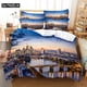 thumbnail image 1 of City view Digital Bedding Sets Home Bedclothes Super Cover Pillowcase Comforter Textiles Bedding Set bed cover set, 1 of 5
