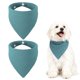 thumbnail image 1 of Uxcell Bandanas Triangulares para Perros con Botón, Suave Bufanda para Mascotas Cómoda Baberos Triangulares Lavables Ajustables (Tela, 2 Piezas, Azul Marino) para Cachorros Pequeños y Medianos, 1 of 7