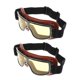 thumbnail image 2 of 2 Gafas Retro Para Motocicleta, Gafas Para Harley, Casco, Piloto, Crucero, Montar, Marrón, 2 of 6