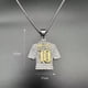 thumbnail image 2 of Colgante de camiseta de fútbol número 10, collar de camiseta de fútbol número 10 para hombre, collar de fútbol con número 10, joyería con dije de fútbol, collar de camiseta de fútbol de rock, collar c, 2 of 5