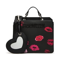 Bolsa Steve Madden Bevelyn Convertible Negra, 9.3 De Largo X 5 De Ancho X 7 De Alto