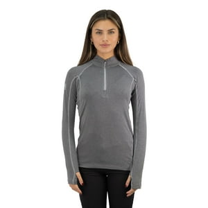 Hardwork - Polera Dry Fit Hw Spx Manga Larga Mujer Carbon Grey