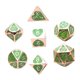 thumbnail image 1 of Juego De Dados Poliédricos De Metal De 7 Piezas D4 D6 D8 D10 D12 D20 Juego De Rol C, 1 of 5