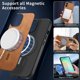 thumbnail image 4 of Magnetic Slim Case for Samsung Galaxy A06 with Camera Guard & Anti-Scratch Back Brown, 4 of 6