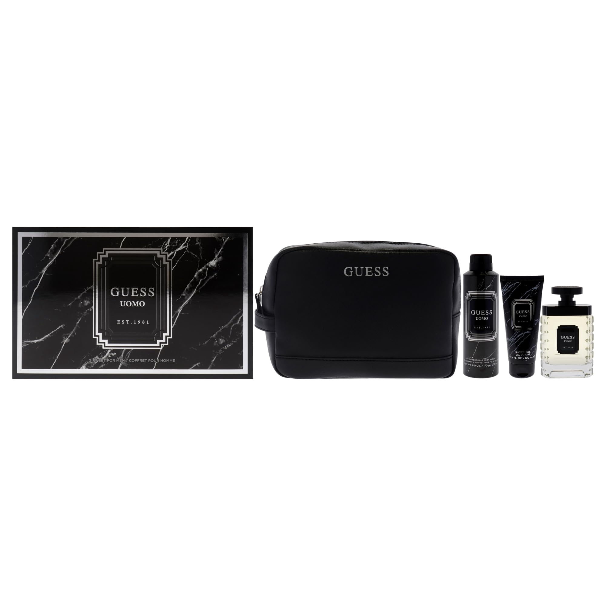 Set De Regalo Guess Uomo Para Hombre Edt 100 Ml, Spray Corporal Desodorizante