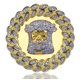 thumbnail image 2 of Sparkly Punky Rapper Anillos de Lujo a la Moda para Hombre Brillantes con Iced out Hip Hop Zirconia Cúbica Anillos para Hombre, 2 of 9