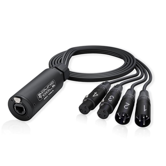 Adaptador SoundTools CAT Tails MFX4 4 Canales XLR a RJ45