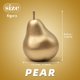 thumbnail image 2 of Peras artificiales doradas Meiwlong 6 piezas 11 cm, 2 of 8