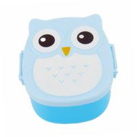 Bothyi - Fiambrera De Búho Para Refrigerios, Frutas, Lonchera Para Niños Para Viajes De Oficina Al Aire Libre, Azul