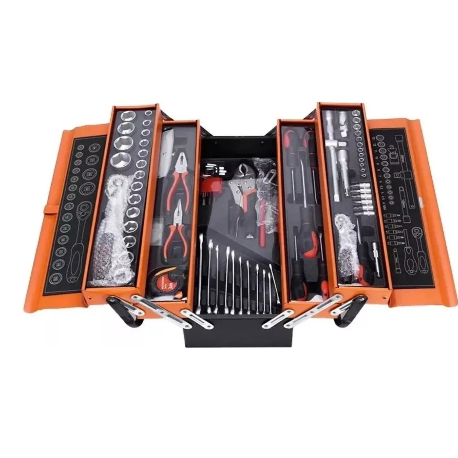 Genérico - Caja De Herramientas Generac Set 85 Pieza Plegable 5 Niveles