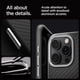 thumbnail image 5 of Funda Spigen Enzo Aramid para iPhone 16 Pro Max negra y plateada, 5 of 8