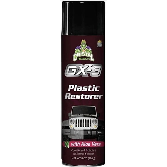Restaurador de Plástico Cristal Products 226 g con Aloe Vera