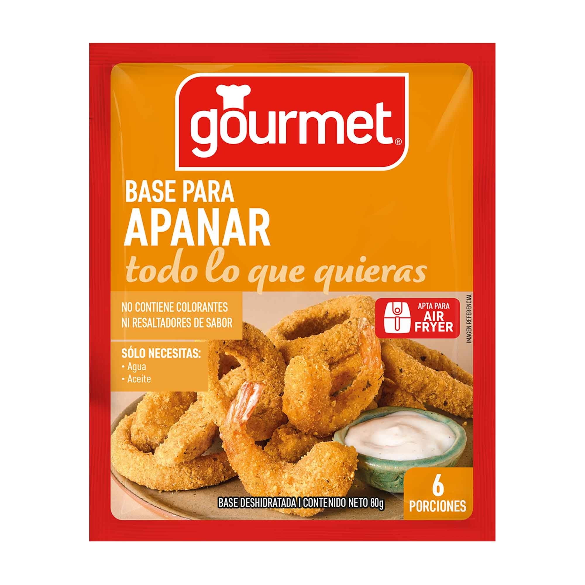 Base Para Apanar (6 Porciones) Sobre 80 g Gourmet