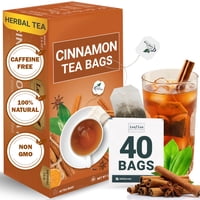 Tea Leaflea Cinnamon 40 Bolsitas De Té 100% Natural Sin Cafeína