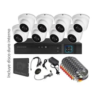 Vipa - Kit 8 Cámaras Seguridad Interior Con Disco Duro I80Ldd