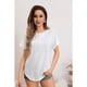 thumbnail image 1 of Blusa Polera Mujer Manga Corta Tipo Encaje Tendencia Premium 5001, 1 of 3