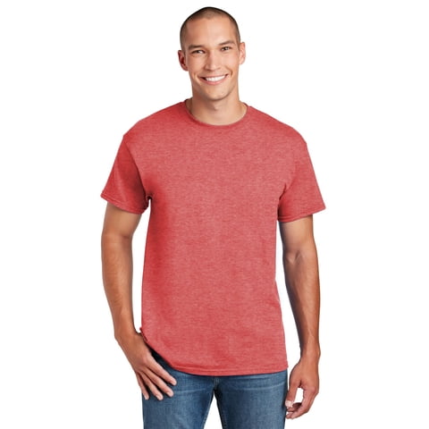 Camiseta Gildan Dryblend® S Heather Sport Rojo Escarlata