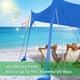 thumbnail image 2 of Toldo de Playa AUTSTA 11x11 FT Protección Solar UPF 50, 2 of 3
