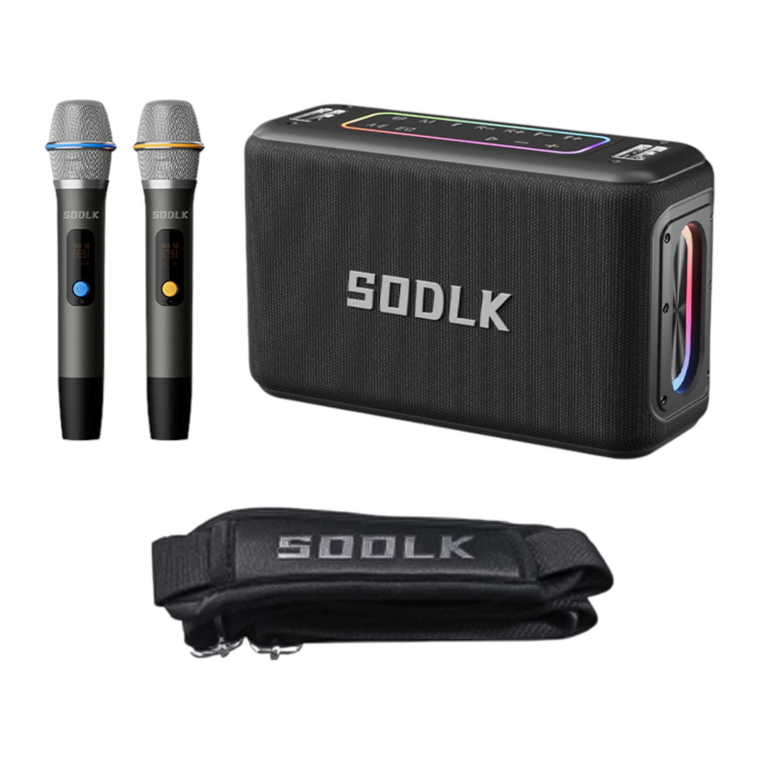 Parlante Altavoz Bluetooth 5.3 Karaoke 2mic 150w 12000mah Ipx5 Tws Sodlk S530