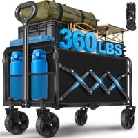 Carro Plegable Liapott, Capacidad De 74 Kg, Ruedas 360°