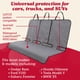 thumbnail image 2 of Funda de asiento de coche para perros Lusso Gear, impermeable y antideslizante, gris, 2 of 9