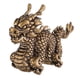 thumbnail image 5 of Estatua de dragón Colección de figuras de dragón Escultura de animales de latón Decoración Feng Shui Escultura de dragón para decoración de dormitorio Bronce, 5 of 5